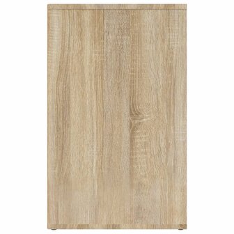 Kledingkast 80x40x65 cm bewerkt hout sonoma eikenkleurig 4