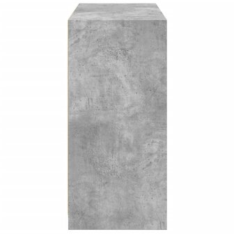 Kledingkast 77x48x102 cm bewerkt hout betongrijs 6