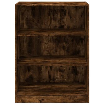 Kledingkast 77x48x102 cm bewerkt hout gerookt eikenkleurig 5