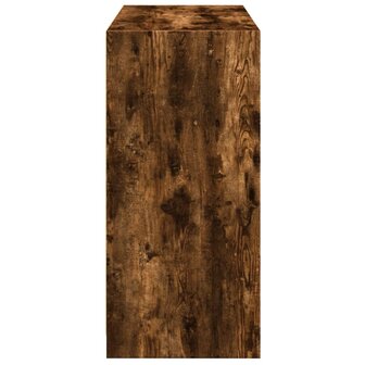 Kledingkast 77x48x102 cm bewerkt hout gerookt eikenkleurig 6