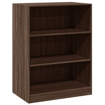 Kledingkast 77x48x102 cm bewerkt hout bruin eikenkleurig 2