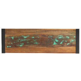 Wandtafel 110x35x76 cm massief gerecycled hout 3