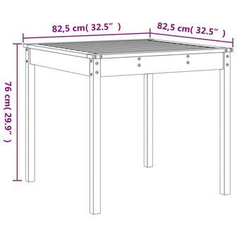 3-delige Bistroset massief grenenhout grijs 9