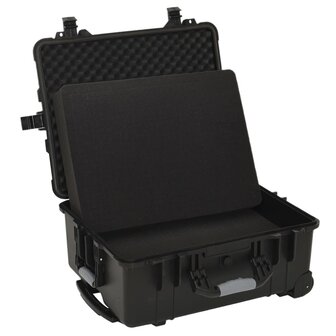 Flightcase op wieltjes 58x45x27 cm PP zwart 4