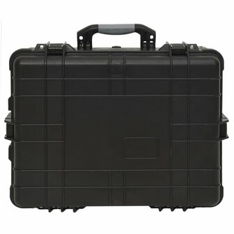 Flightcase op wieltjes 58x45x27 cm PP zwart 5