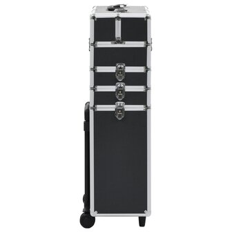 Make-up trolley aluminium zwart 3