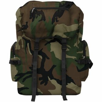 Rugzak legerstijl 65 L camouflage 2