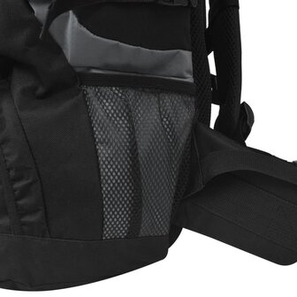 Rugzak hiking XXL 75 L zwart en grijs 6