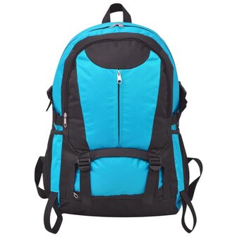 Hiking rugzak 40 L zwart en blauw 2