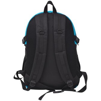 Hiking rugzak 40 L zwart en blauw 4