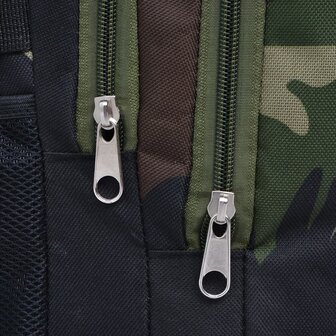 Rugzak voor school 40 L zwart en camouflage 8