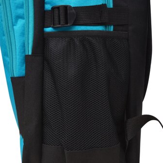 Rugzak voor school 40 L zwart en blauw 6