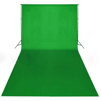 Fotostudioset met verlichtingsset, achtergrond en reflector 3