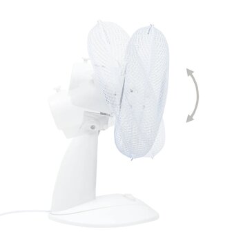 Tafelventilator 3 snelheden 40 W 30 cm wit 6