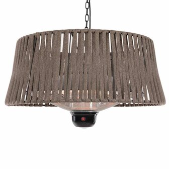 Sunred Hangende verwarmer Artix Corda 1800 W halogeen bruin 2