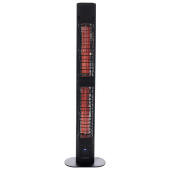 Sunred Patioverwarmer Royal Diamond Dark 3000 W Rose Gold Carbon zwart 1