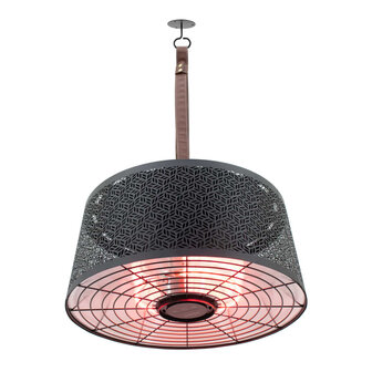 Sunred Heater Moderna Artix Ultra Smart hangend 2000 W ros&eacute;goud zwart 2