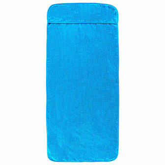 Strandhanddoeken 4 st 400 g/m&sup2; 60x135 cm stof turquoise 4