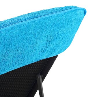 Strandhanddoeken 4 st 400 g/m&sup2; 60x135 cm stof turquoise 7