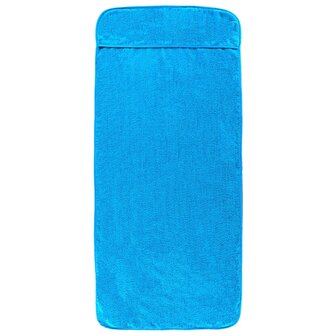 Strandhanddoeken 2 st 400 g/m&sup2; 60x135 cm stof turquoise 3