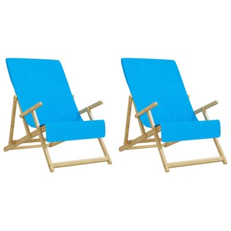 Strandhanddoeken 2 st 400 g/m&sup2; 60x135 cm stof turquoise 4