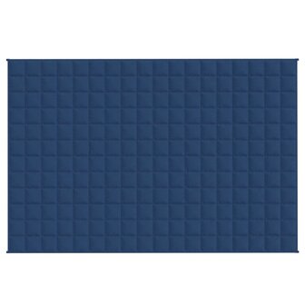 Verzwaringsdeken 122x183 cm 5 kg stof blauw 3