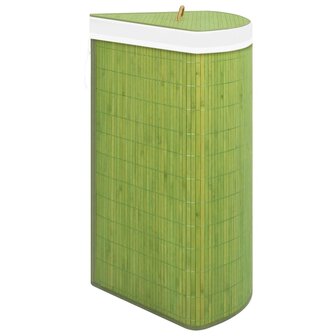 Hoekwasmand 60 L bamboe groen 5