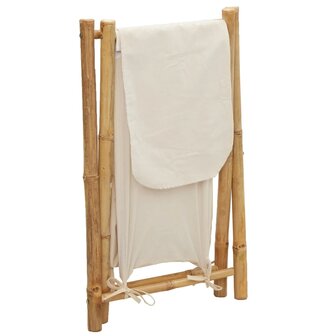 Wasmand 45x55x63,5 cm bamboe cr&egrave;mewit 7