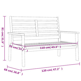 Tuinset massief acaciahout 10