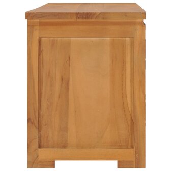 Tv-meubel 110x30x40 cm massief teakhout 3