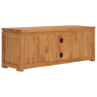 Tv-meubel 110x30x40 cm massief teakhout 4