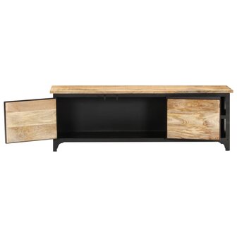 Tv-meubel 120x30x40 cm massief mangohout 4