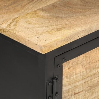 Tv-meubel 120x30x40 cm massief mangohout 6