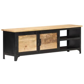 Tv-meubel 120x30x40 cm massief mangohout 8