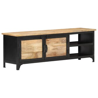 Tv-meubel 120x30x40 cm massief mangohout 11