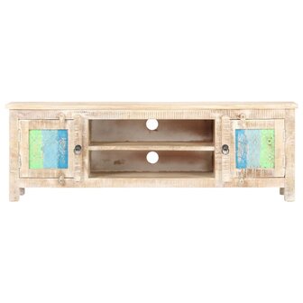 Tv-meubel 120x30x40 cm ruw acaciahout 3