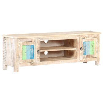 Tv-meubel 120x30x40 cm ruw acaciahout 7