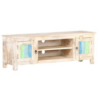 Tv-meubel 120x30x40 cm ruw acaciahout 9