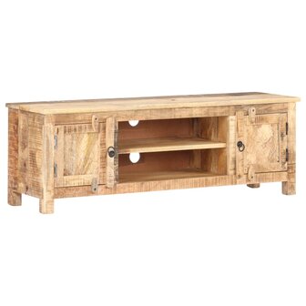 Tv-meubel 120x30x40 cm ruw mangohout 9