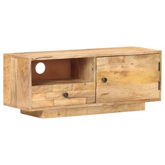 Tv-meubel 90x30x35 cm massief mangohout 8