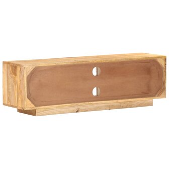 Tv-meubel 116x30x35 cm massief mangohout 4