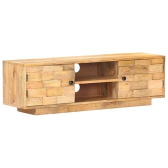 Tv-meubel 116x30x35 cm massief mangohout 10