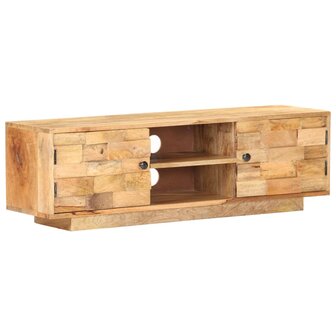 Tv-meubel 116x30x35 cm massief mangohout 11