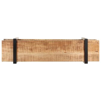 Tv-meubel 160x40x40 cm massief ruw mangohout 3