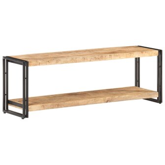 Tv-meubel 120x30x40 cm ruw mangohout 7