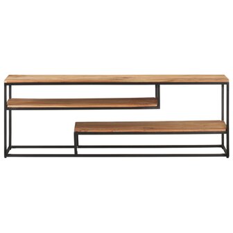 Tv-meubel 130x30x45 cm massief acaciahout 2