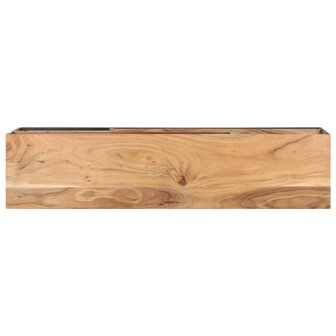 Tv-meubel 130x30x45 cm massief acaciahout 4