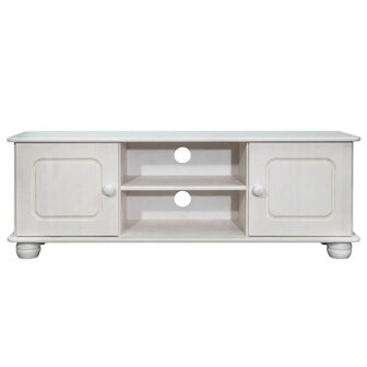 Tv-meubel 115x29x40 cm massief grenenhout 2