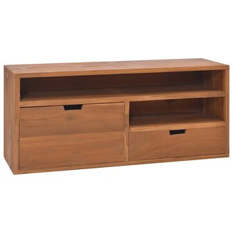 Tv-meubel 90x30x40 cm massief teakhout 1