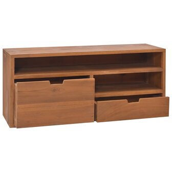 Tv-meubel 90x30x40 cm massief teakhout 6